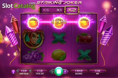 Οθόνη4. Striking Joker Κουλοχέρης