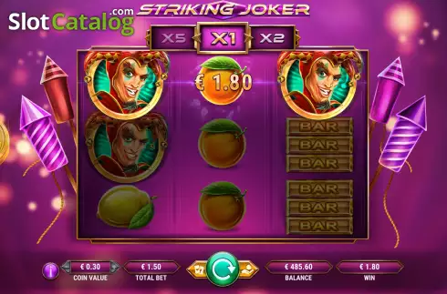 Οθόνη6. Striking Joker Κουλοχέρης