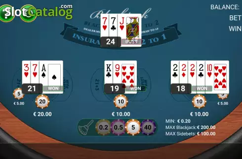 Οθόνη6. BlackJack Side Bets (GameArt) Κουλοχέρης