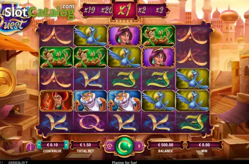 Οθόνη2. Aladdin's Quest Κουλοχέρης
