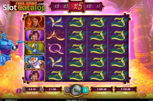 Οθόνη6. Aladdin's Quest Κουλοχέρης