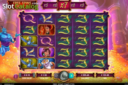 Οθόνη7. Aladdin's Quest Κουλοχέρης
