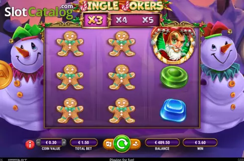 Οθόνη3. Jingle Jokers Κουλοχέρης