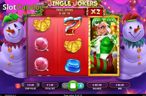 Οθόνη7. Jingle Jokers Κουλοχέρης