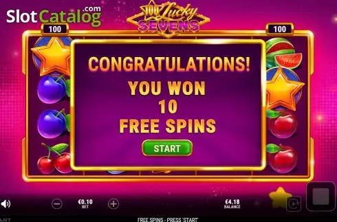 Οθόνη6. 100 Lucky Sevens Κουλοχέρης