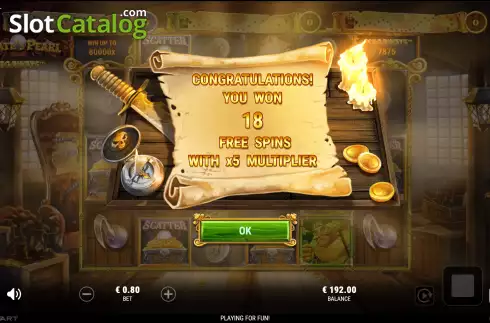 Οθόνη6. Pirate’s Pearl Megaways Κουλοχέρης