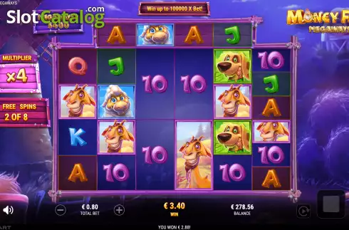 Οθόνη9. Money Farm Megaways Κουλοχέρης