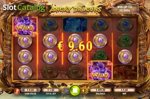Οθόνη4. Angry Dragons Κουλοχέρης