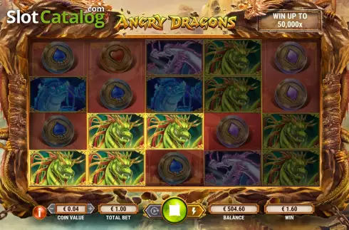 Οθόνη5. Angry Dragons Κουλοχέρης