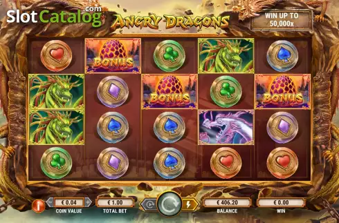 Οθόνη7. Angry Dragons Κουλοχέρης
