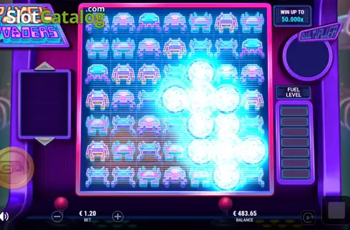 Οθόνη3. Pixel Invaders Κουλοχέρης 