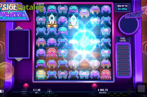 Οθόνη4. Pixel Invaders Κουλοχέρης 