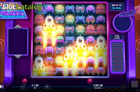 Οθόνη6. Pixel Invaders Κουλοχέρης 