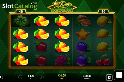 Οθόνη4. 40 Lucky Sevens Κουλοχέρης