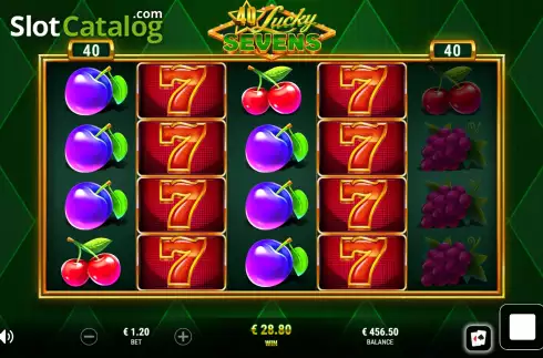 Οθόνη9. 40 Lucky Sevens Κουλοχέρης