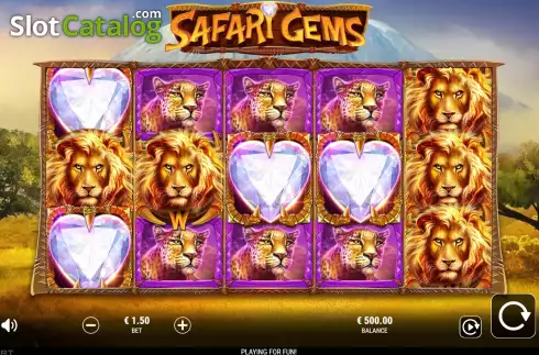 Οθόνη2. Safari Gems Κουλοχέρης