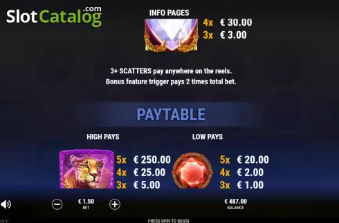 Οθόνη9. Safari Gems Κουλοχέρης