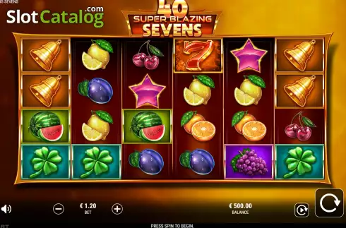Οθόνη2. 40 Super Blazing Sevens Κουλοχέρης