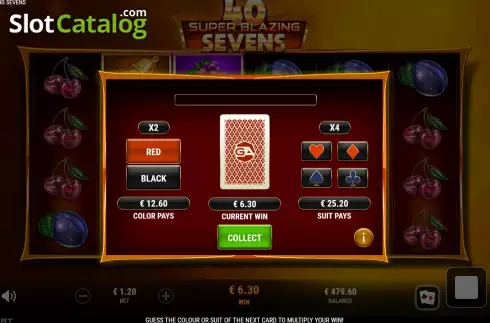 Οθόνη5. 40 Super Blazing Sevens Κουλοχέρης