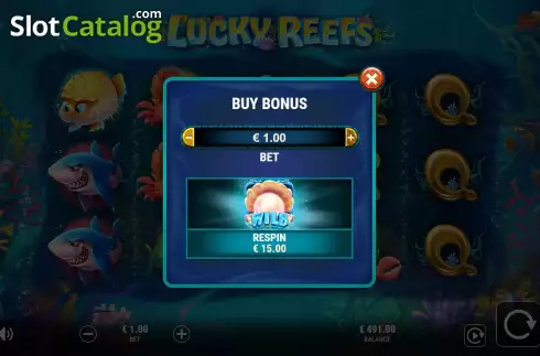 Οθόνη7. Lucky Reefs Κουλοχέρης