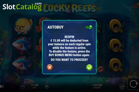 Οθόνη8. Lucky Reefs Κουλοχέρης