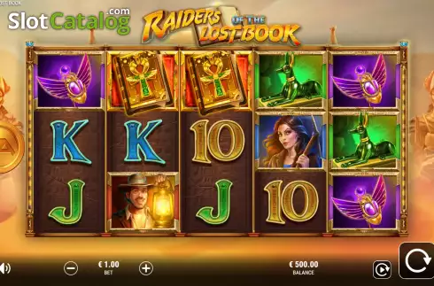 Οθόνη3. Raiders of the Lost Book Κουλοχέρης