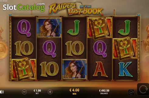 Οθόνη8. Raiders of the Lost Book Κουλοχέρης