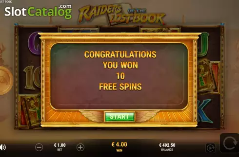 Οθόνη9. Raiders of the Lost Book Κουλοχέρης