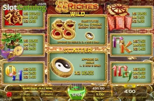 Οθόνη6. 88 Riches (GameArt) Κουλοχέρης