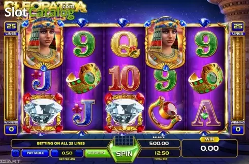Οθόνη2. Cleopatra Jewels (GameArt) Κουλοχέρης