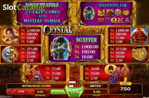 Οθόνη6. Crystal Mystery Κουλοχέρης