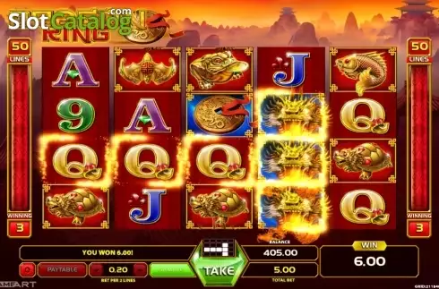 Οθόνη3. Dragon King (GameArt) Κουλοχέρης