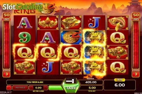 Οθόνη4. Dragon King (GameArt) Κουλοχέρης