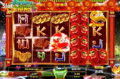 Οθόνη6. Fortune Lions (GameArt) Κουλοχέρης 