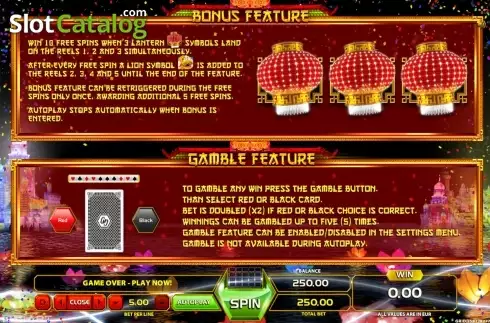 Οθόνη8. Fortune Lions (GameArt) Κουλοχέρης 