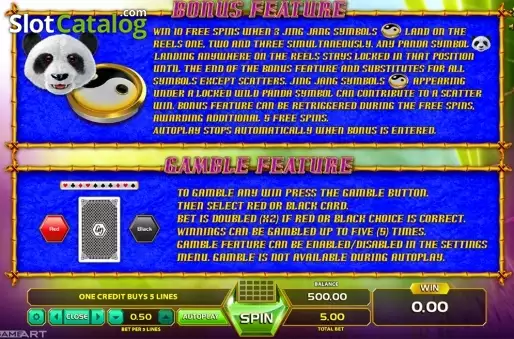 Οθόνη6. Fortune Panda (GameArt) Κουλοχέρης