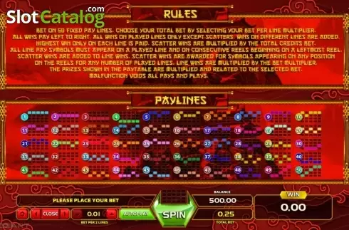 Οθόνη4. Golden Dragon (GameArt) Κουλοχέρης