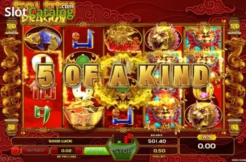 Οθόνη7. Golden Dragon (GameArt) Κουλοχέρης