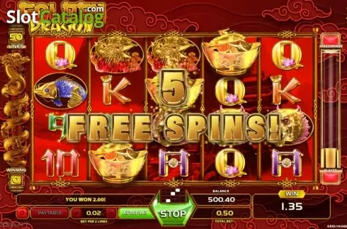 Οθόνη8. Golden Dragon (GameArt) Κουλοχέρης