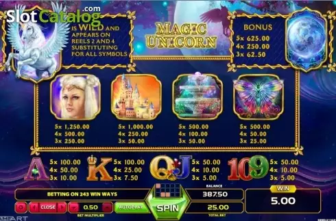 Οθόνη6. Magic Unicorn Κουλοχέρης