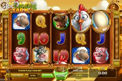 Οθόνη2. Money Farm (GameArt) Κουλοχέρης 