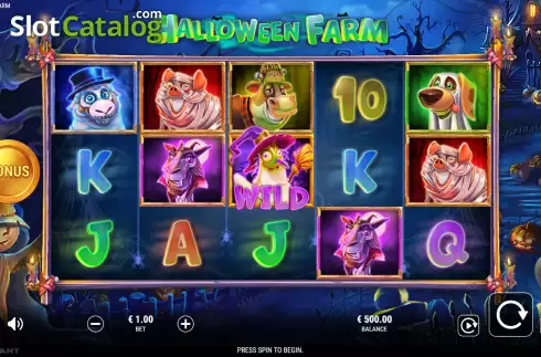 Οθόνη2. Halloween Farm Κουλοχέρης