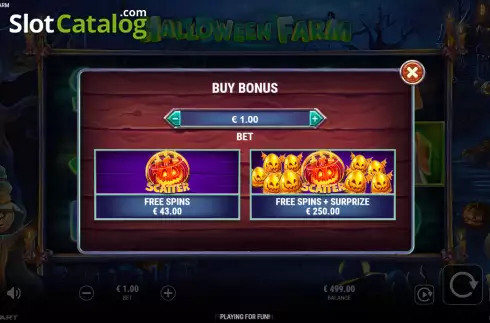 Οθόνη5. Halloween Farm Κουλοχέρης