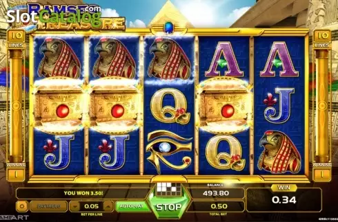 Οθόνη4. Ramses Treasure Κουλοχέρης