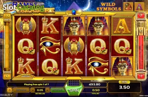 Οθόνη6. Ramses Treasure Κουλοχέρης