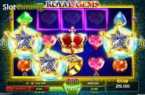 Οθόνη3. Royal Gems (GameArt) Κουλοχέρης