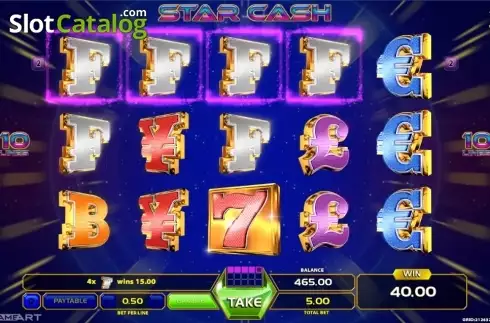 Οθόνη4. Star Cash (GameArt) Κουλοχέρης