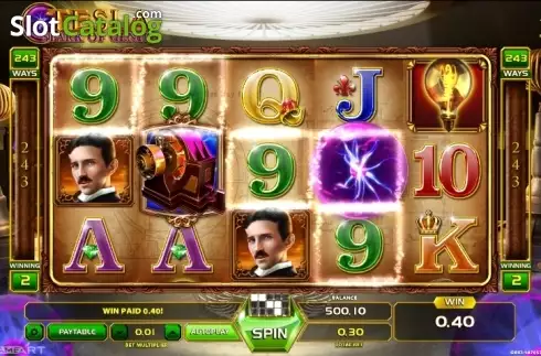 Οθόνη3. Tesla (GameArt) Κουλοχέρης 