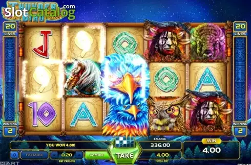 Οθόνη3. Thunder Bird (GameArt) Κουλοχέρης