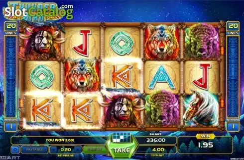 Οθόνη4. Thunder Bird (GameArt) Κουλοχέρης